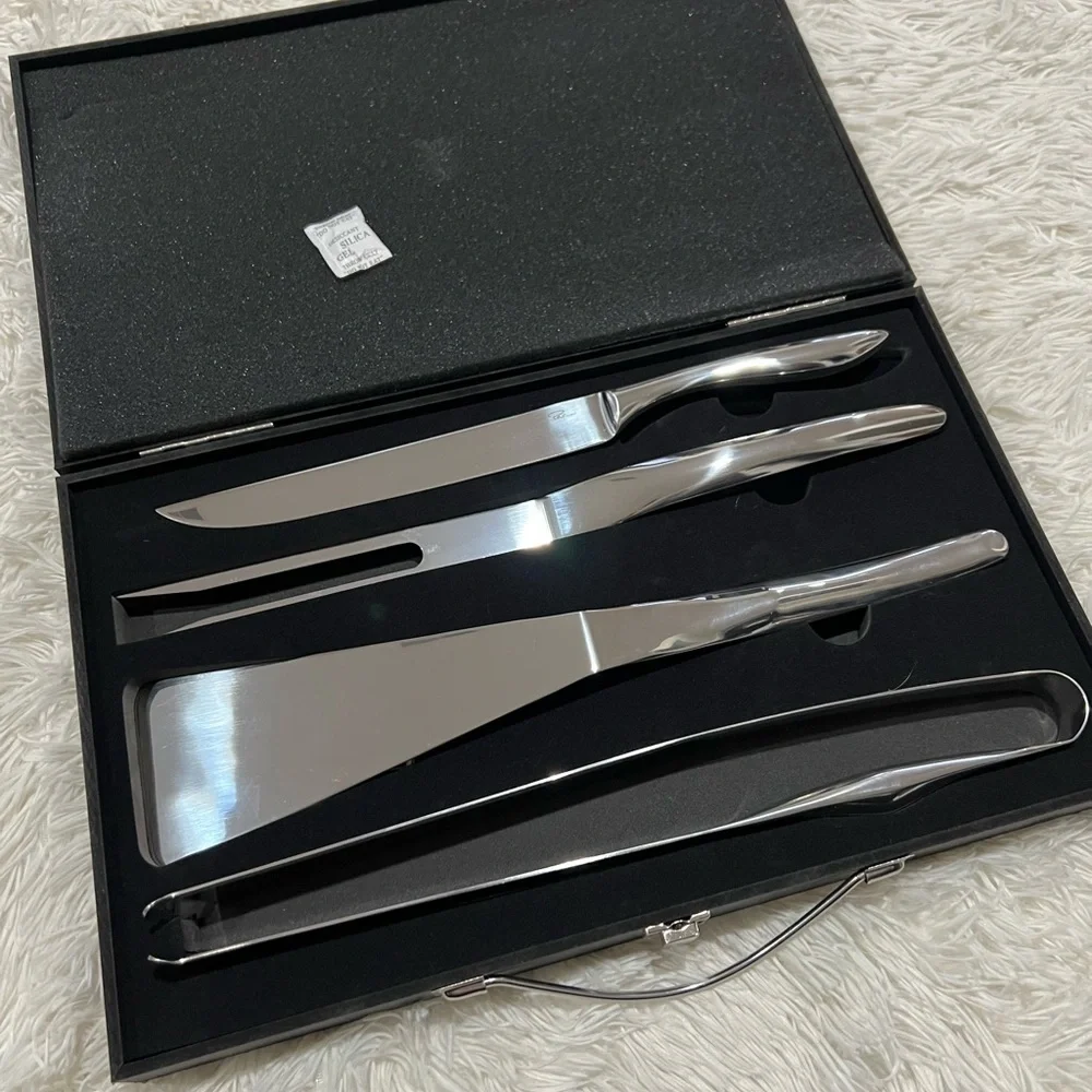 Philippi KITCHEN & TABLE 4 PIECE STAINLESS STEEL BBQ UTENSIL SET